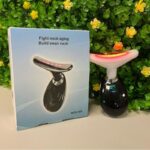 3-in-1 rechargeable face and neck massager front view
