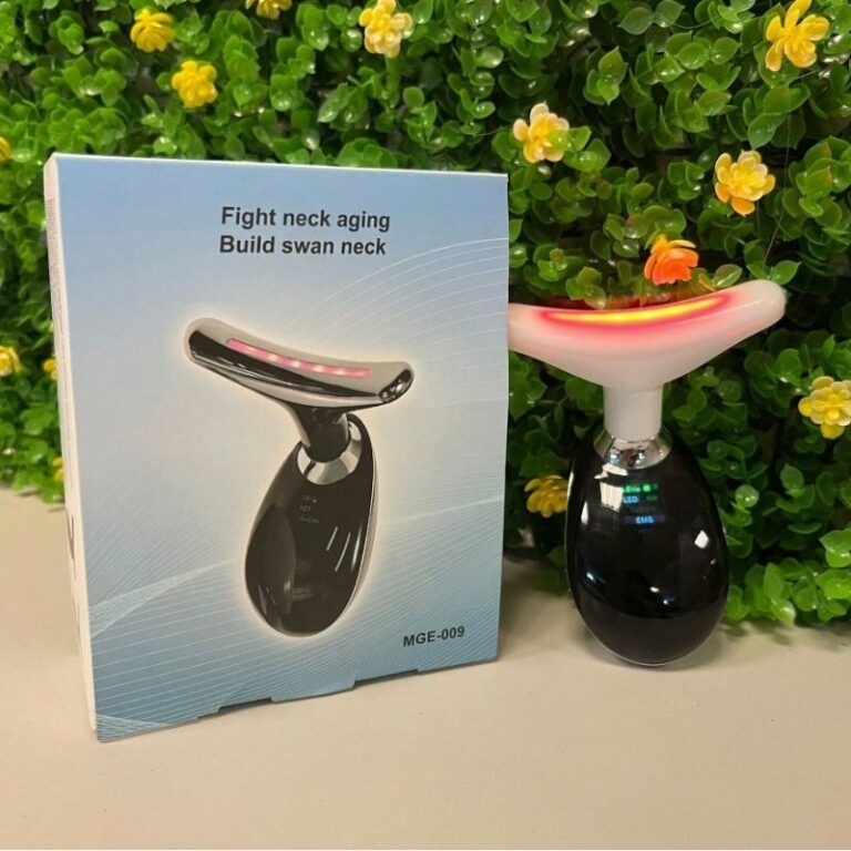3-in-1 rechargeable face and neck massager front view