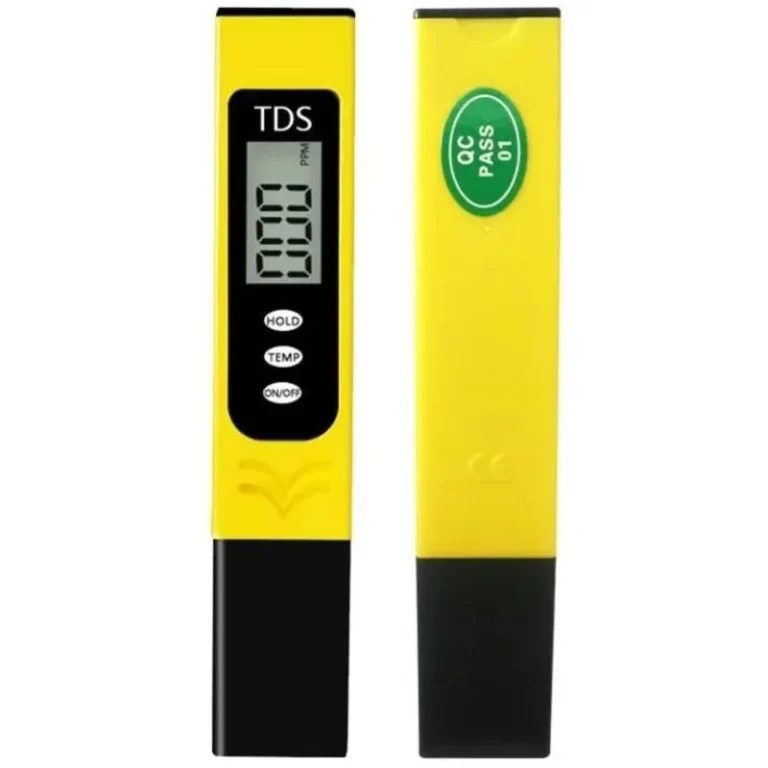 Digital TDS Meter Pen with LCD display showing water quality reading
