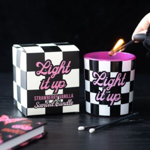 Light It Up Strawberry Vanilla Candle