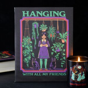 19x25cm Hanging With All My Friends Canvas Plaque by Steven Rhodes