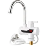 Instant electric hot water faucet with digital temperature display