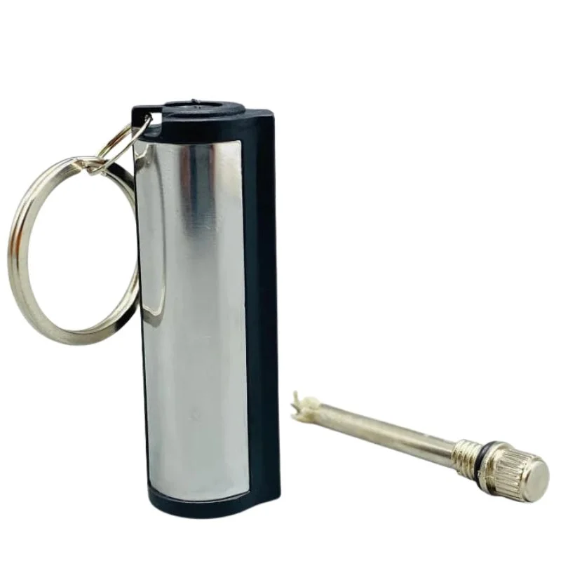 Untitleddesign-2025-12-30T123543.335_1767080429.webp Silver waterproof permanent match flint lighter with keychain
