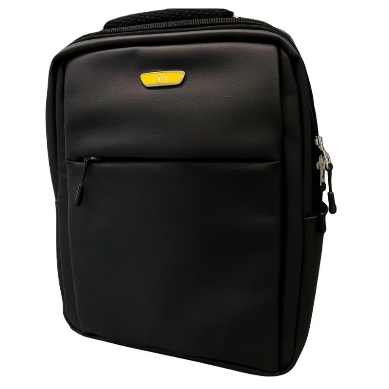 Untitleddesign101_1756318462.webp Black lightweight water-resistant laptop backpack front view
