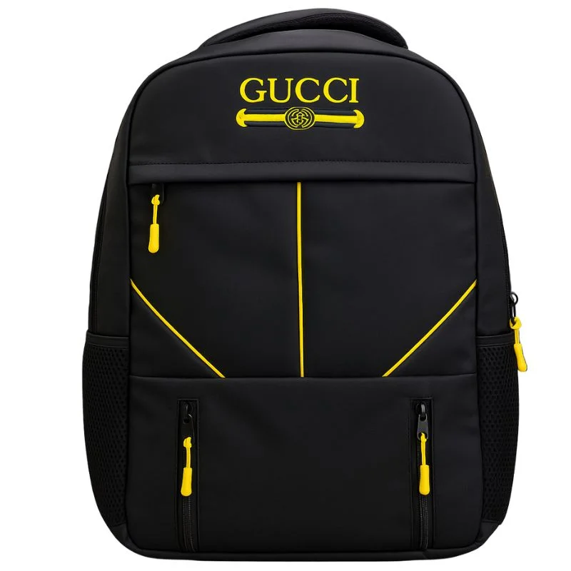 Untitleddesign40_1756553618.webp Multi-functional black and yellow travel backpack front view
