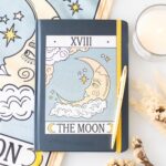 The Moon Vintage Tarot A5 Notebook