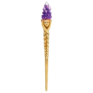 Purple Crystal Goddess Wand