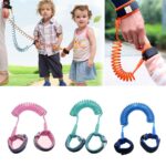Adjustable anti-lost wrist link for kids displayed on a child's wrist