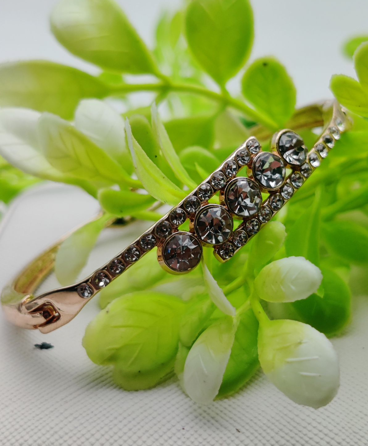 WhatsApp-Image-2025-02-06-at-3.36.30-PM.jpeg Radiant Elegance Adjustable Crystal Bracelet | Best Quality Artificial Bracelet For Girls & Women | Imported Glamour for Every Occasion | Elegant Design - Image 1
