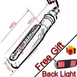 Set of 4 LED bike indicators with free LED backlight installed