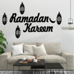 Ramzan kareem Islamic calligraphy 3D Wooden wall Decorative Gift Stylish Design Office Living Room I Decorating Items