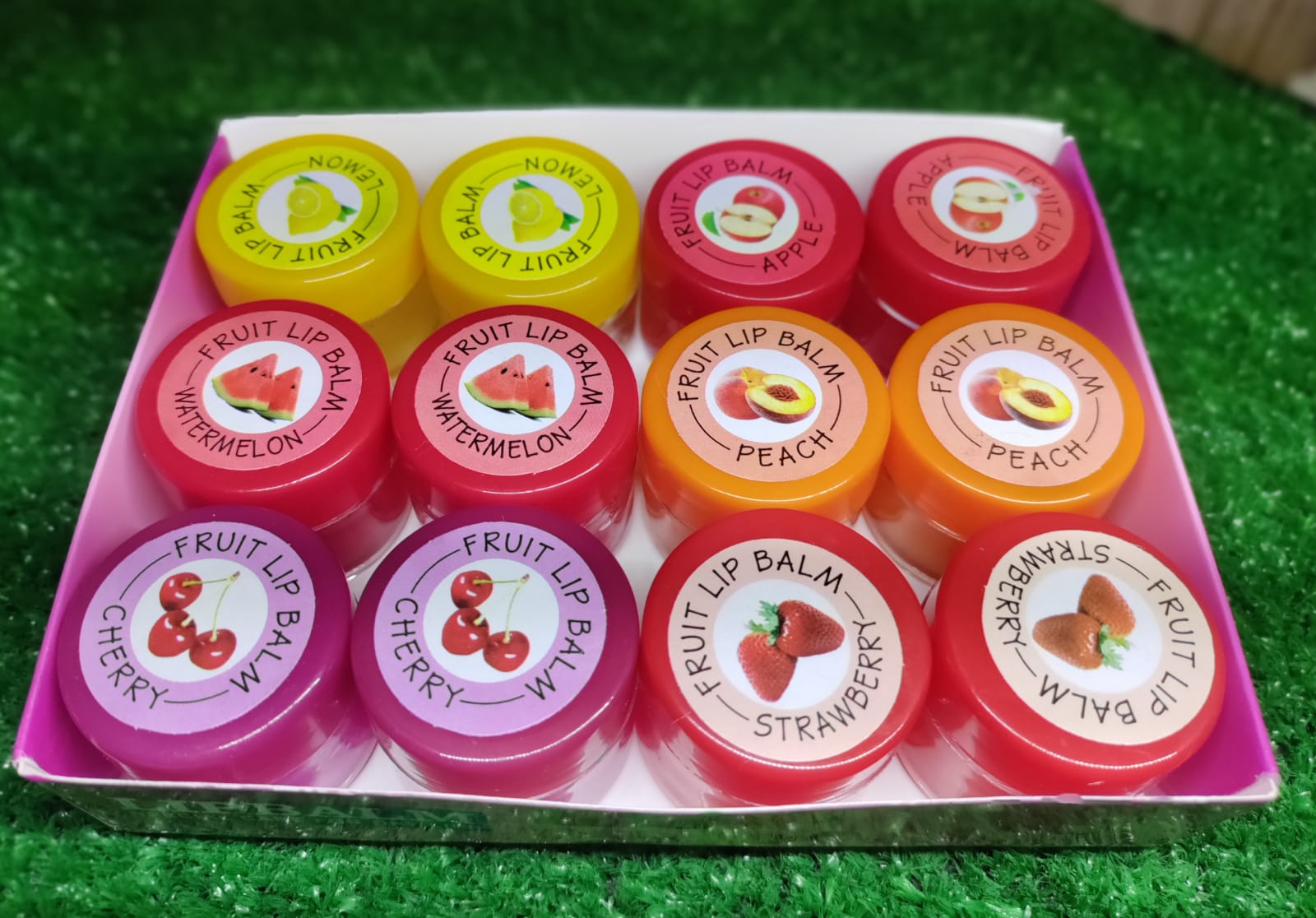 WhatsApp-Image-2025-03-10-at-2.43.15-PM.jpeg Fruity Delight Lip Balm pack featuring multiple vibrant colors