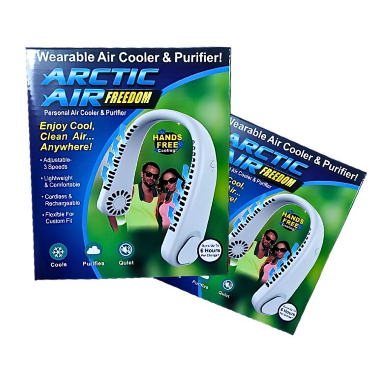 Arctic Air Freedom wearable neck fan front view