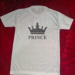 Stylish White T-Shirt with Cute Design – Best Quality T-Shirts For Boys | T-Shirt For Men | Printed T-Shirts - Prince T-Shirts  | Prince Design T-Shirt