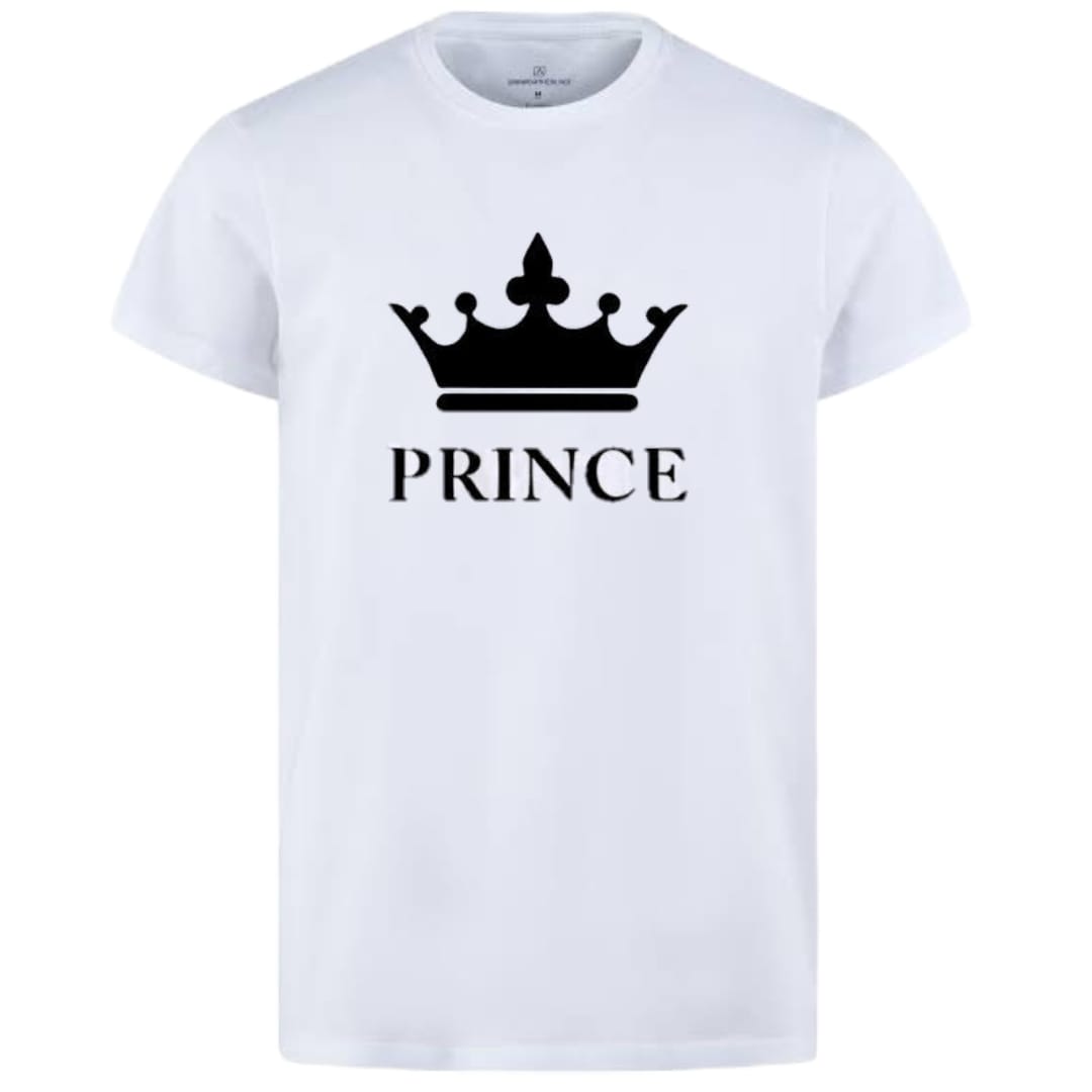 WhatsApp-Image-2025-04-04-at-12.14.35-PM.jpeg Front view of Prince and Princess white t-shirt combo