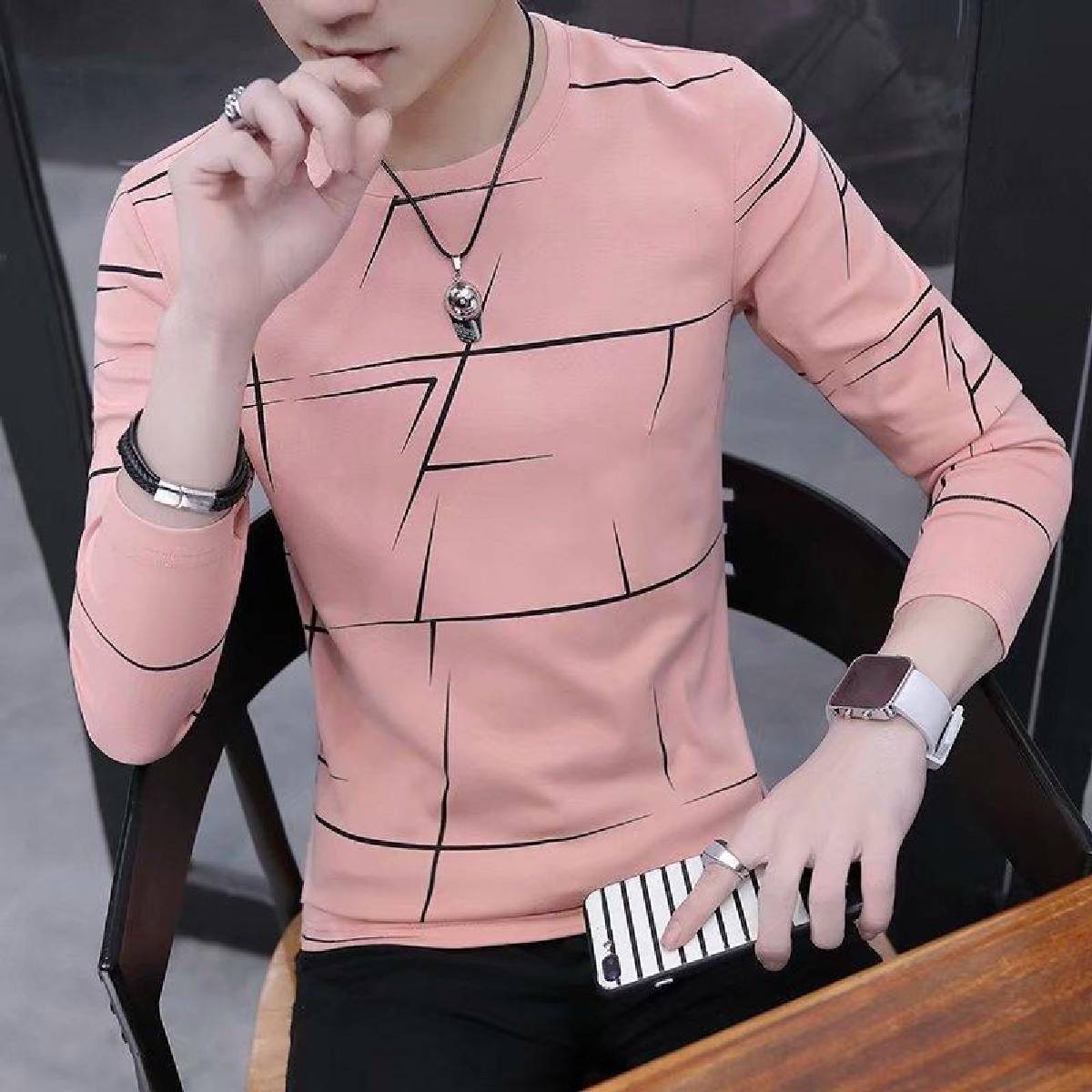 WhatsApp-Image-2025-05-25-at-1.37.52-PM.jpeg Pink cotton jersey full sleeves t-shirt for men front view