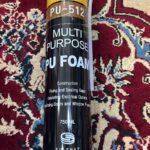 Mubah PU Foam Spray 750ml can with nozzle close-up