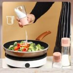 Measurable Control Spice Bottle –Spice Jar with Press Control Cap | Kitchen Sealed Quantitative Spice Dispenser | Spice jar (Random Color)