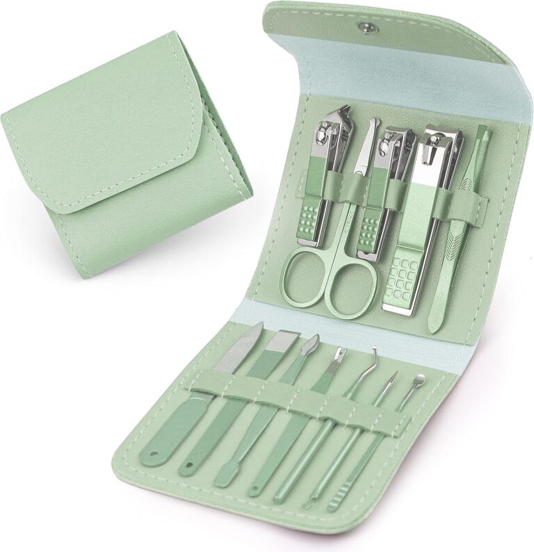 Brandomatic 16-in-1 manicure kit tools in open case
