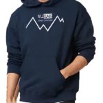 Premium printed hoodie for men and boys front view