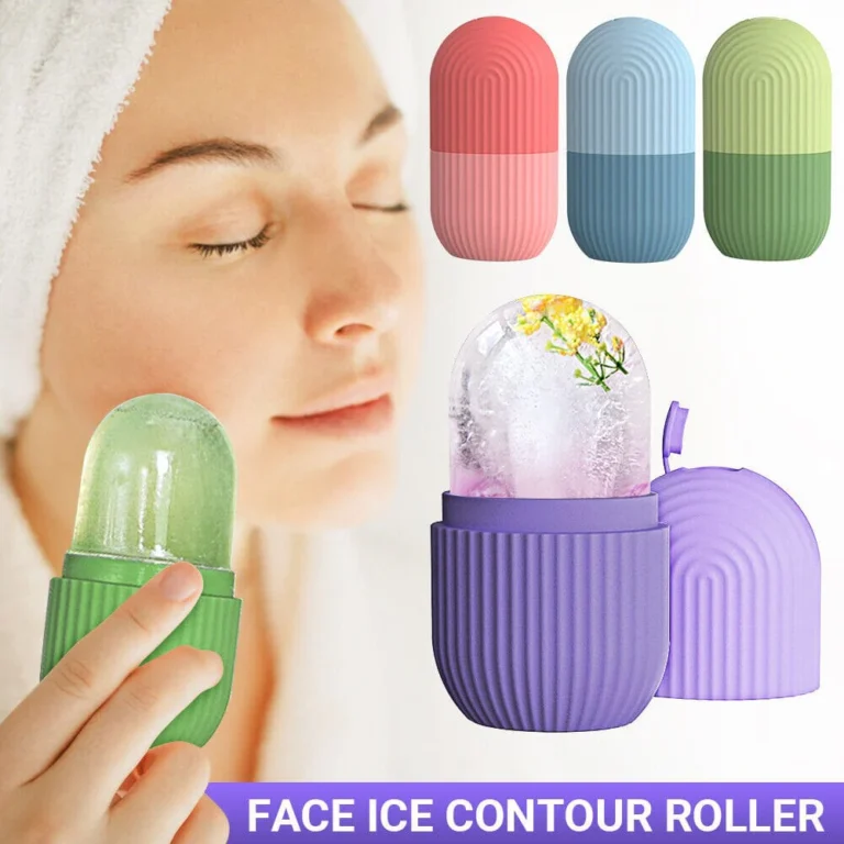 Reusable facial ice roller for face and body in assorted color