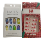 Artificial Press-On Nails Combo Set – Vibrant Colors & Trendy Designs | Reusable & Easy to Apply Nail Art Kit for All Occasions | Artificial Nails