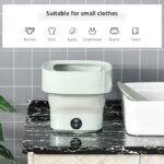 Foldable Mini Washing Machine – Portable Collapsible Washer for Travel, Dorm, Baby Clothes | Random Color