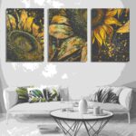 Set of 3 Wall Art Wooden Phototile Frames for Wall Decor