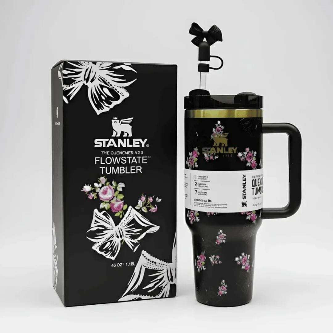 b58fbac32bebc66453f46bcd3429608d.jpeg 40 Oz Stanley X Coquette Tumbler Providing Durable Quality Comfortable Use Everyday Hydration Support - 1.18 Liter - Image 1