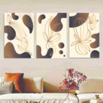 Set Of 3 Sticky Canvas Phototiles Frame For Wall, Home Decor