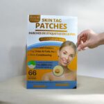 66 Pcs Skin Tag Remover Patch for Face and Body Painless Mole and Wart Removal Treatment