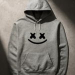 New Summer Collection Full Grey Hoodie  Printed For men And Boys