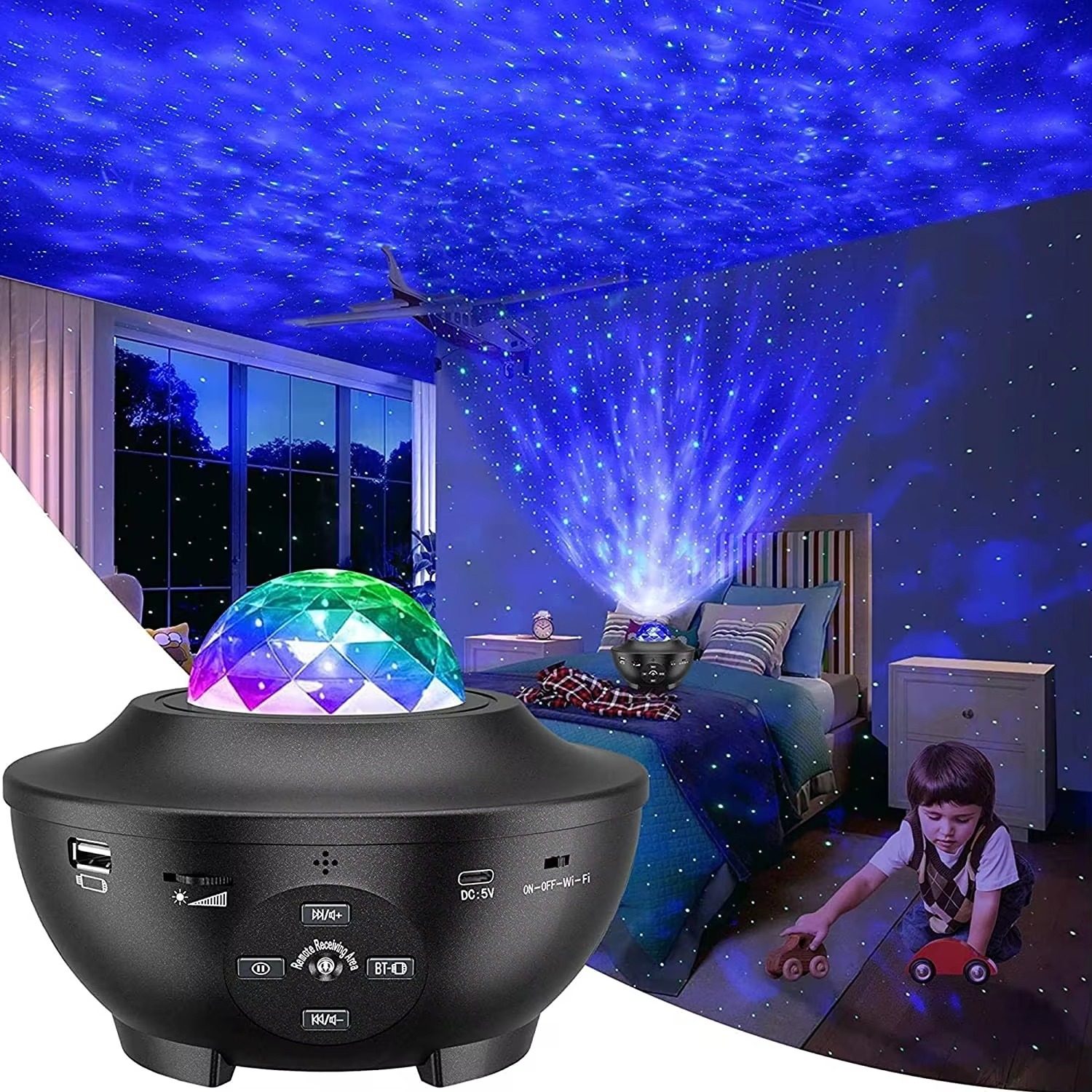 bc650b28fadfe6ee654c226f17d24324.jpg USB starry projector light showing ocean wave and star sky effects