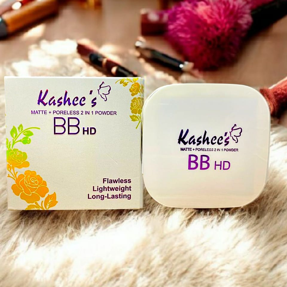 be2659138893c49db47588b8fe682951.jpeg Kashees 2-in-1 Flawless BB HD Face Powder compact front view