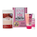 BNB Pink Face Glow Kit tone up facial wash bottle