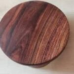 Premium Wooden Chakla Brown – Handcrafted Rolling Board