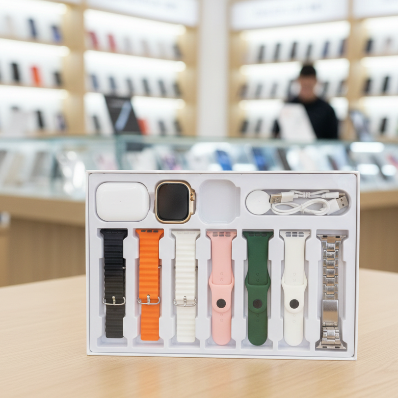 c12dd50db32490c4aec927cad23eea67.png I20 Ultra Max 10-in-1 Smartwatch front view