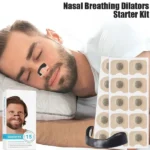 Magnetic Nose Strips,Sleepco Nasal Dilator Starter Kit /  Next-Gen BreathIn Nosel Strips / Magnetic Nose Clips