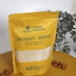 Herbal Heritage WEIGHT-RIGHT Natural Mass Gainer – Organic Dietary Supplement for Healthy Weight Gain (100g)