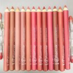 Set of 12/6 Pcs Matte Nude Colors Lip Liners Pigmented Lip Pencils