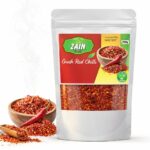 Red chili flakes, 100% natural and organic also known as crushed red pepper 250 G