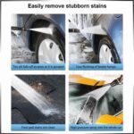 High Pressure Metal Brass Adjustable Nozzle Water Spray Gun Versatile Tool For Garden And Cleaning