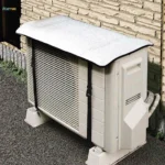 AC Outdoor Unit Sunshade Cover – Silver Foil Reflective Heat Shield & Dust Protector for Air Conditioner External Units