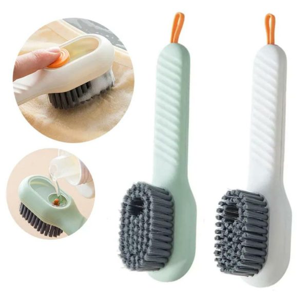 cleaningBrush_1727868200.jpg multi-purpose shoe brush with liquid dispenser and soft bristles