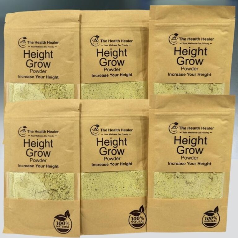 Health Healer Height Growth Powder 100g container front view