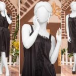 3 Pcs Premium Silk Satin Nightwear Set with Lace Trim for Women – Camisole, Shorts & Robe | Free Size