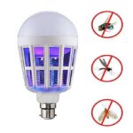 15W LED mosquito killer bulb lit in room