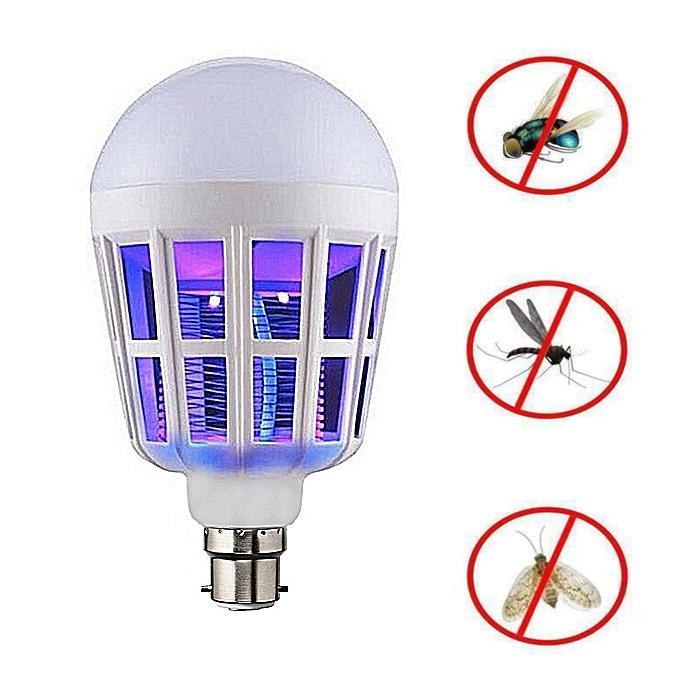 15W LED mosquito killer bulb lit in room