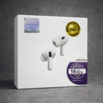 ANC Wireless Earbuds with Active Noise Cancellation & Charging Case – White