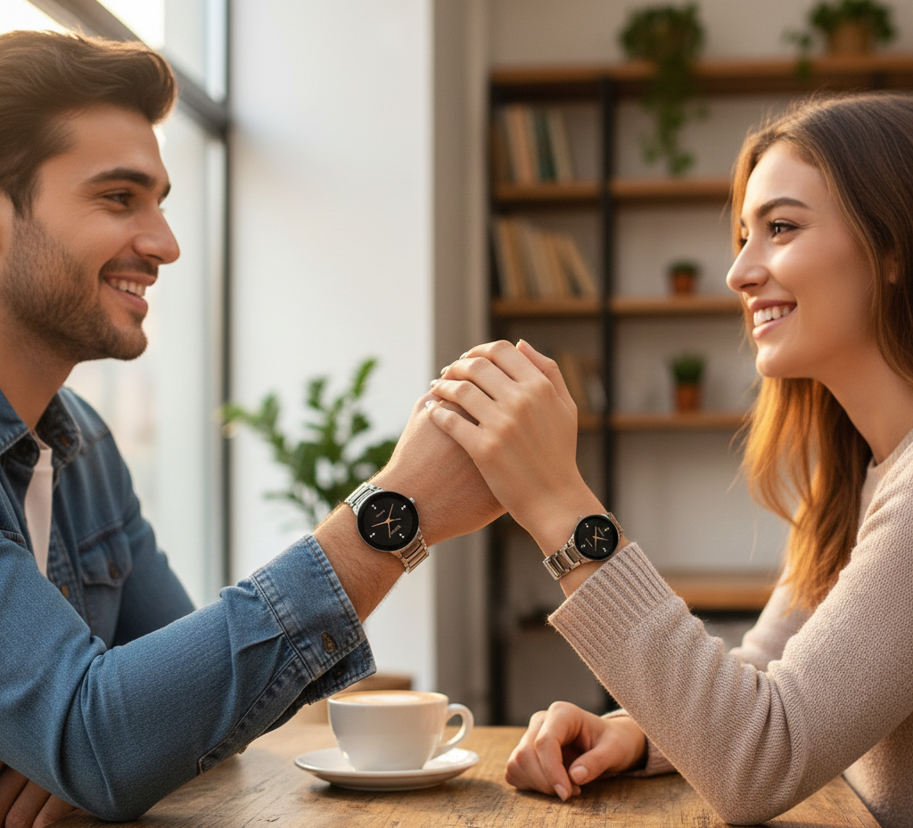 e09a2bacd4144f9df9300bc020bc7145.png POSITIF Couple Watch – Elegant Matching His & Her Timepieces | Stylish Pair Gift For Lovers, Anniversary & Special Occasions (random colour) - Image 1